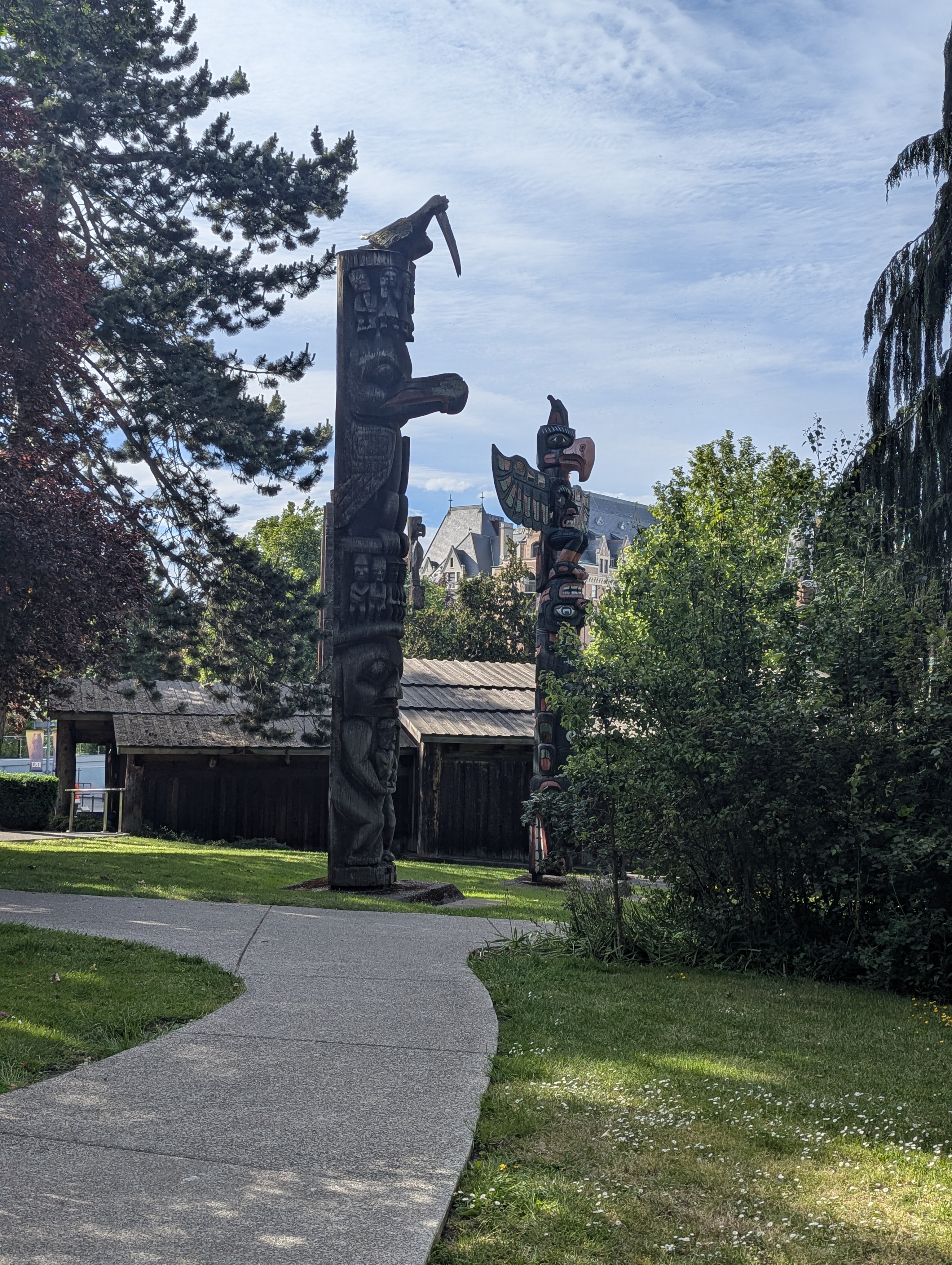 Birthday Trip to Canada, Thunderbird Park, Victoria, Vancouver Island
